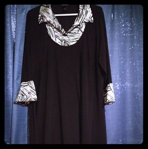 Lane Bryant Black Stretchy Dress